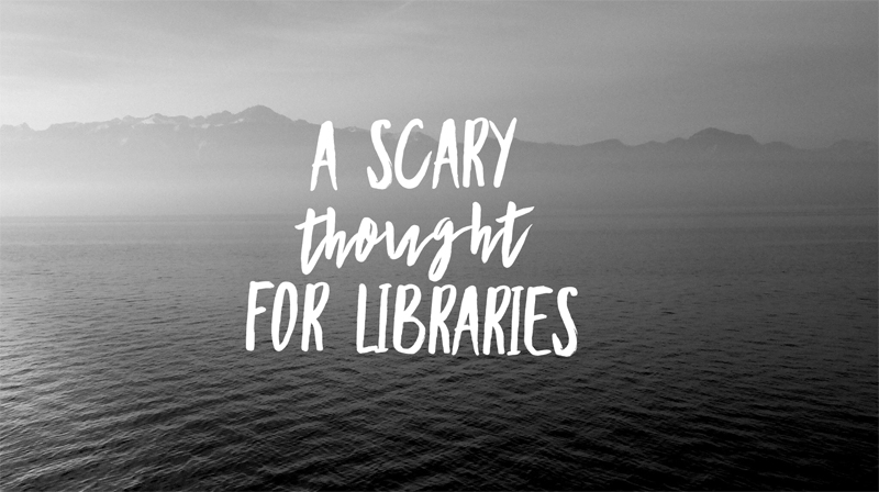 Scary thought for libraries magazine subscription service
