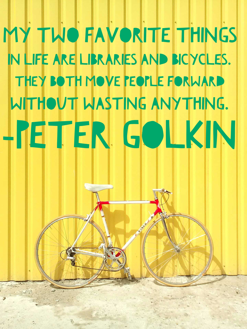 Famous Library Quote by Peter Golkin